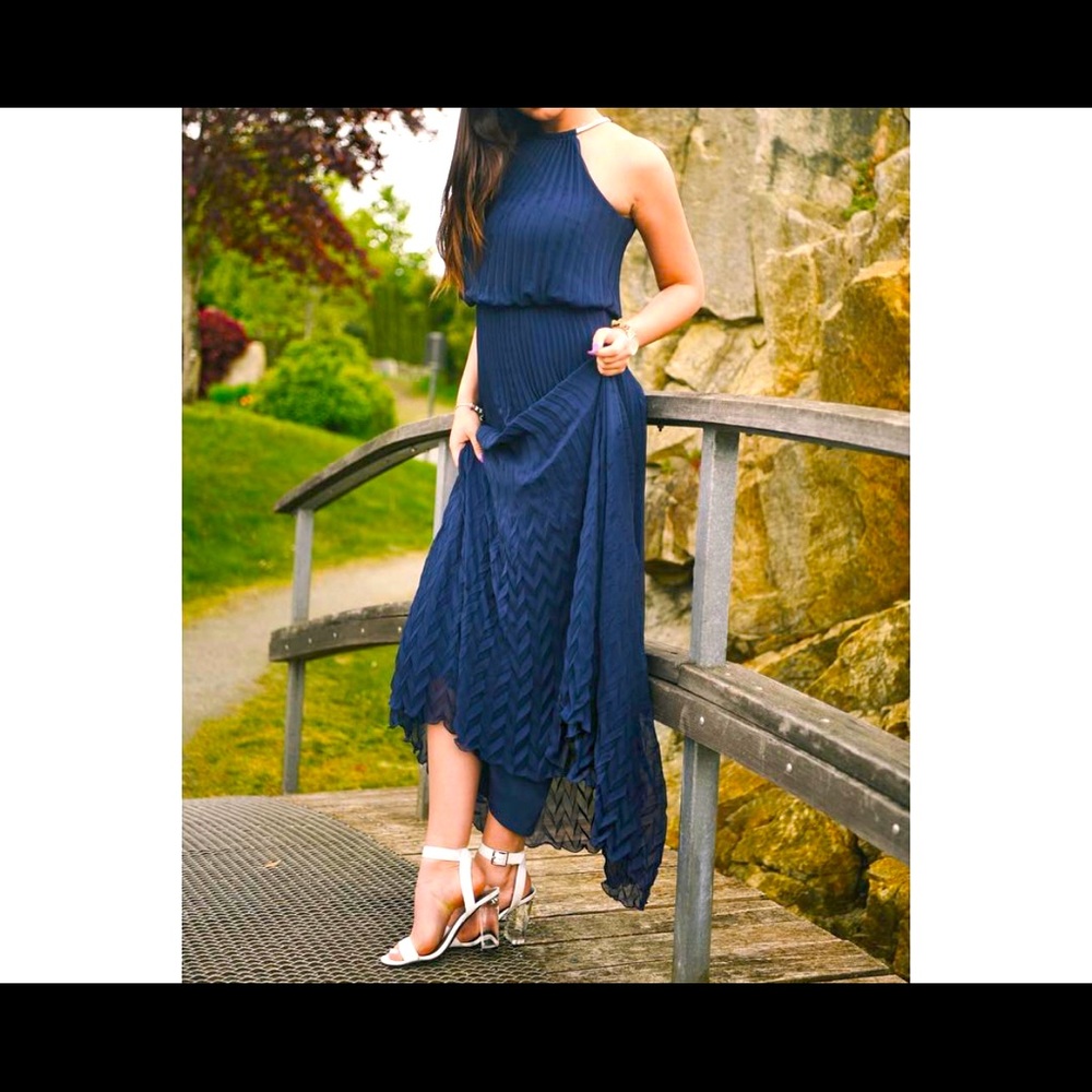 Beautiful blue maxi dress